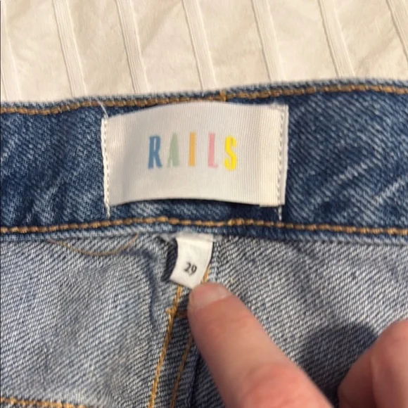 Rails High Rise Cut off Denim Shorts size 29 NWT - Picture 5 of 11